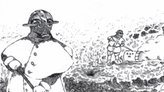 Bildausschnitt: Weichselbaum, Anton: Schutt. Graphic Novel, ABA 2025/26, Borg 3, Wien. Image-1020